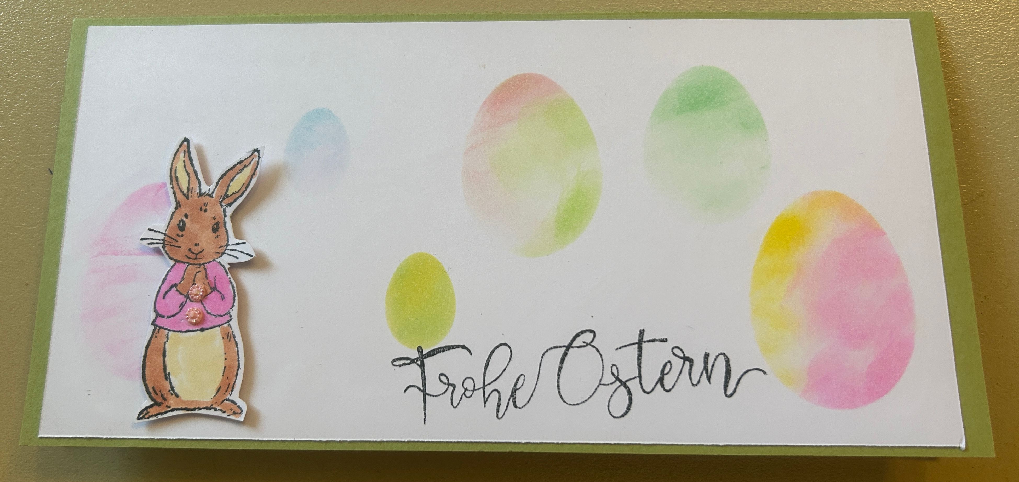 Seifenblasen Karten gehen immer auch für Ostern !